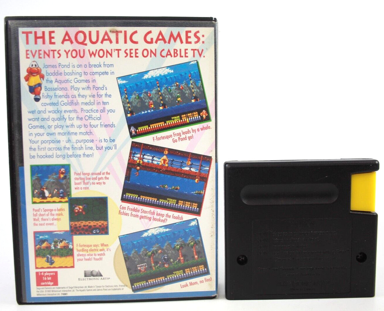 The Aquatic Games starring James Pond and The Aquabats - SEGA Genesis [NTSC-U]