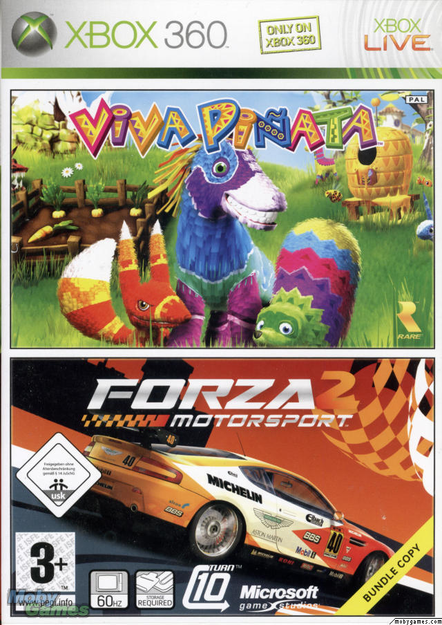 Viva Piñata / Forza Motorsport 2 (Xbox 360) [PAL] - WITH WARRANTY