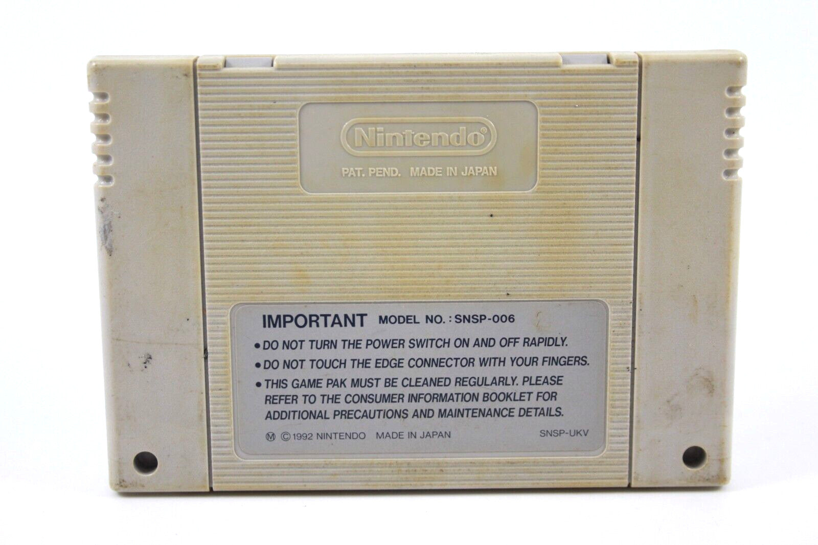 Cybernator - Super Nintendo (SNES) [PAL] WITH WARRANTY