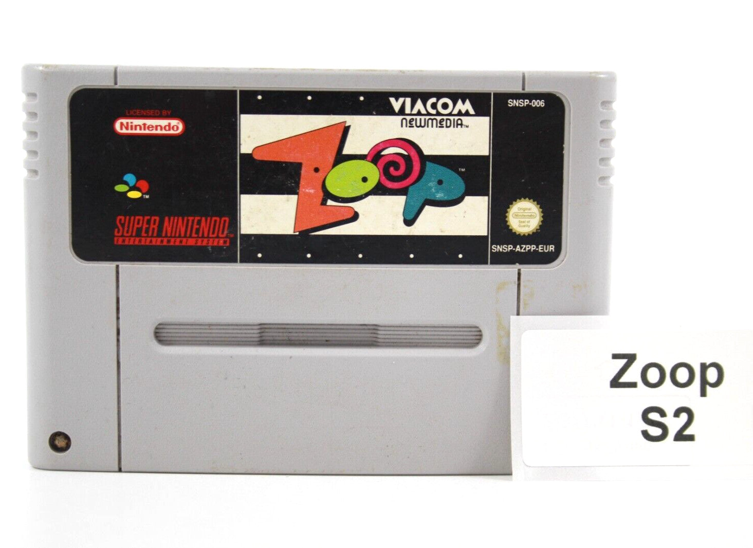 Zoop [CART ONLY] - Super Nintendo (SNES) [PAL] - WITH WARRANTY
