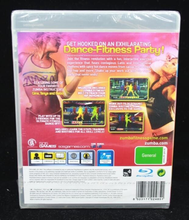 Zumba Fitness - PlayStation 3 (PS3) [PAL] ***BRAND NEW/SEALED***