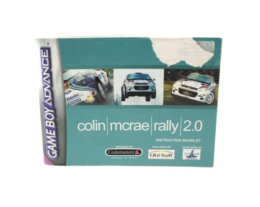 Colin Mcrae Rally 2.0 - (Nintendo Game Boy)  ***Manual Only***