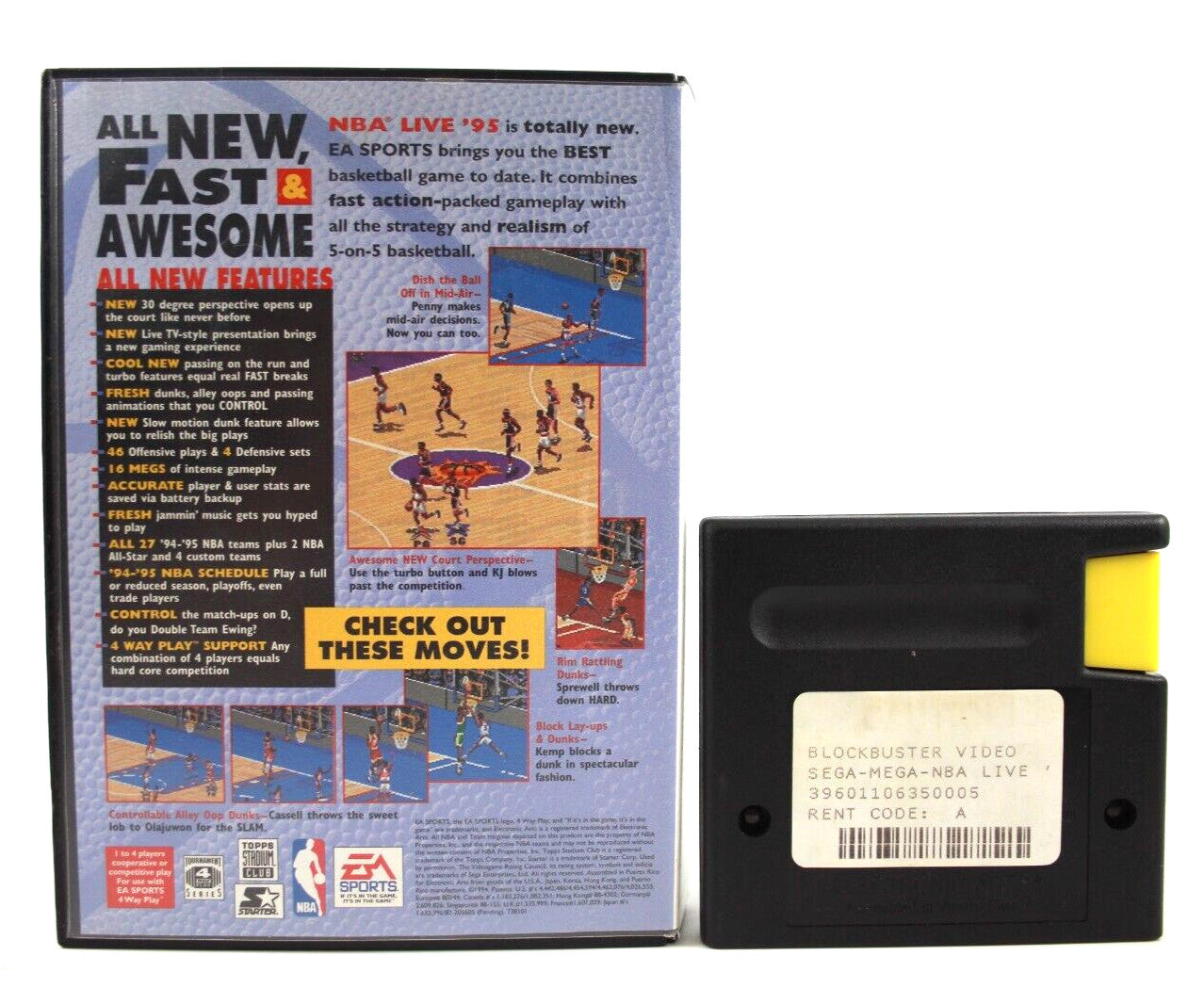 NBA Live 95 - SEGA Genesis [NTSC-U] - WITH WARRANTY