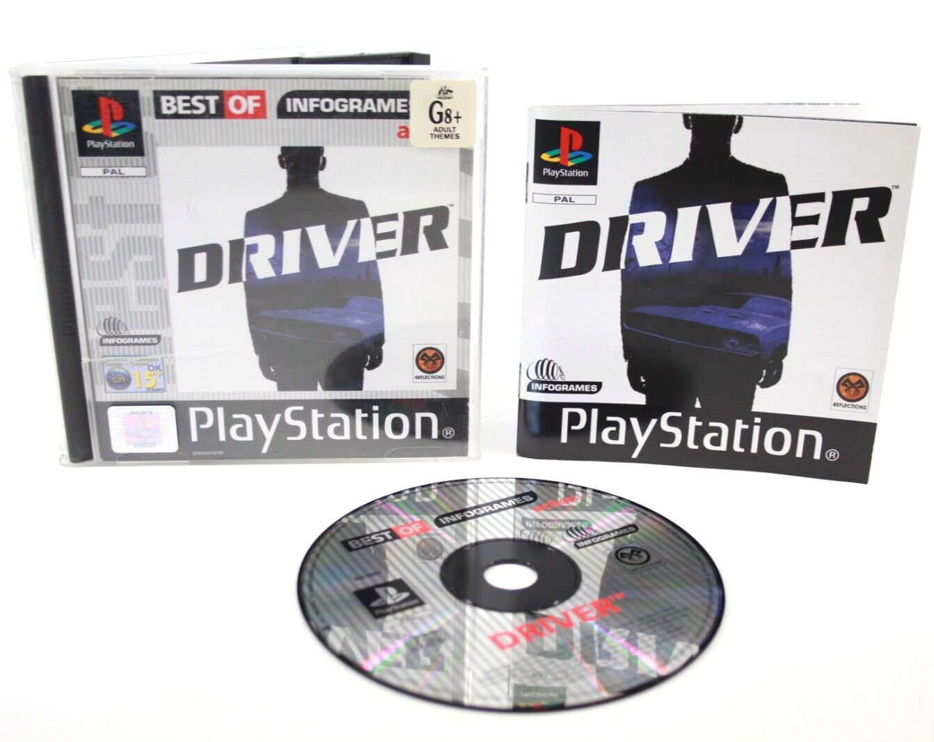 Driver - PlayStation 1 (PS1) [PAL] - WITH WARRANTY