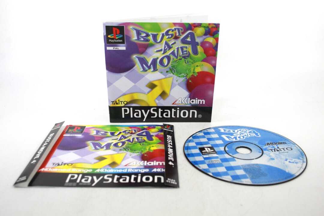 Bust-A-Move 4 (PS1) [PAL] - WITH WARRANTY - BustAMove