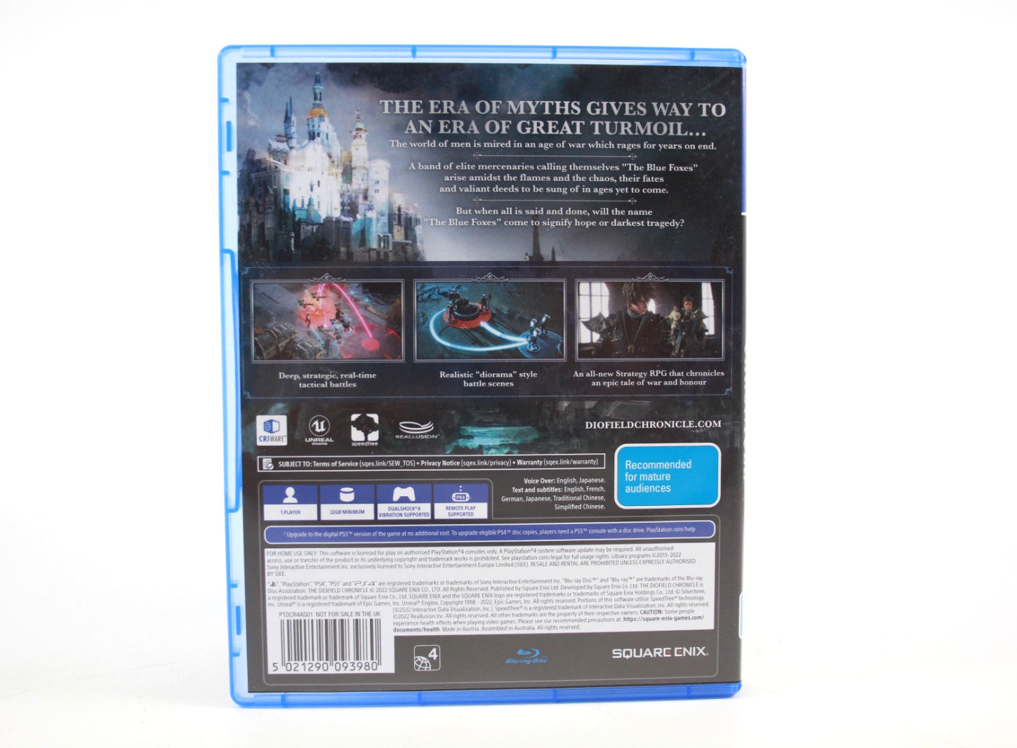 The Diofield Chronicle - PlayStation 4 (PS4) [PAL] - WITH WARRANTY