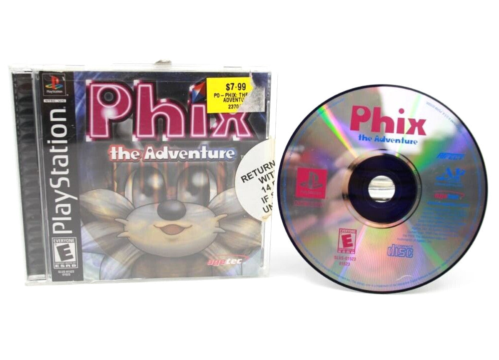 Phix The Adventure - PlayStation 1 (PS1) [NTSC-U] WITH WARRANTY