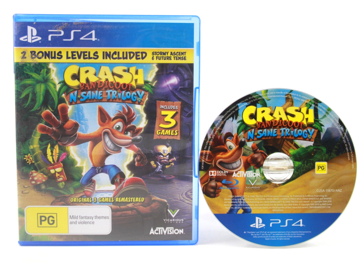 Crash Bandicoot N. Sane Trilogy - PlayStation 4 (PS4) [PAL] - WITH WARRANTY