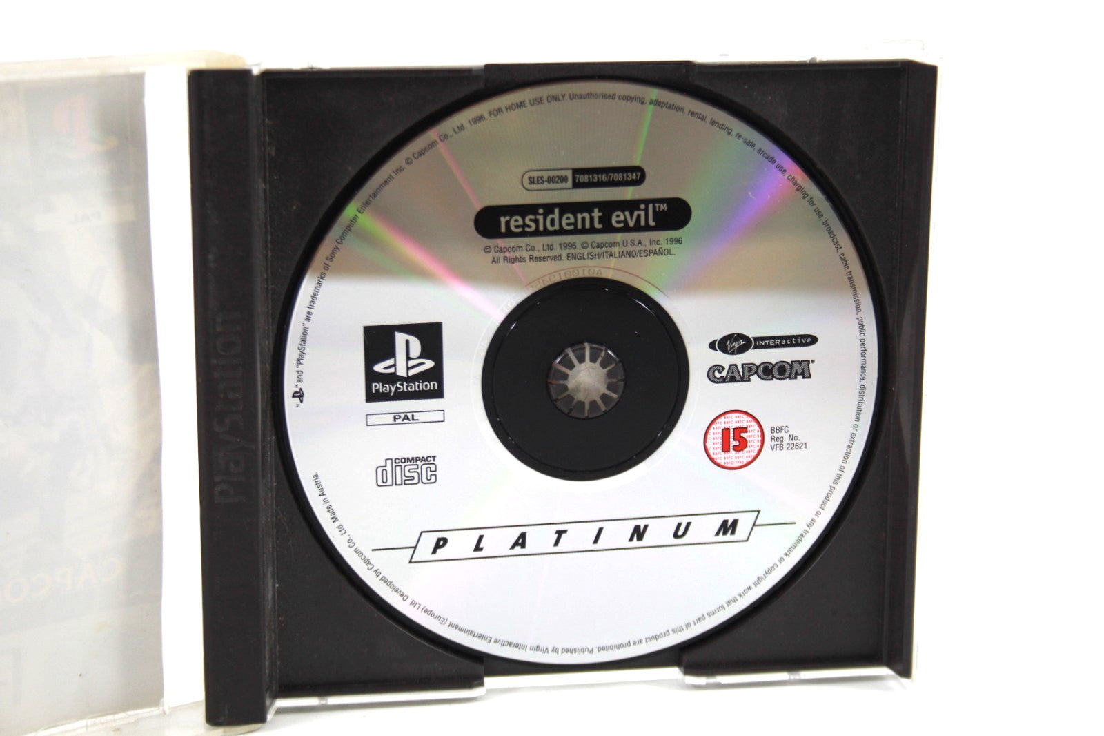 Resident Evil [Platinum] - PlayStation (PS1) [PAL] - WITH WARRANTY