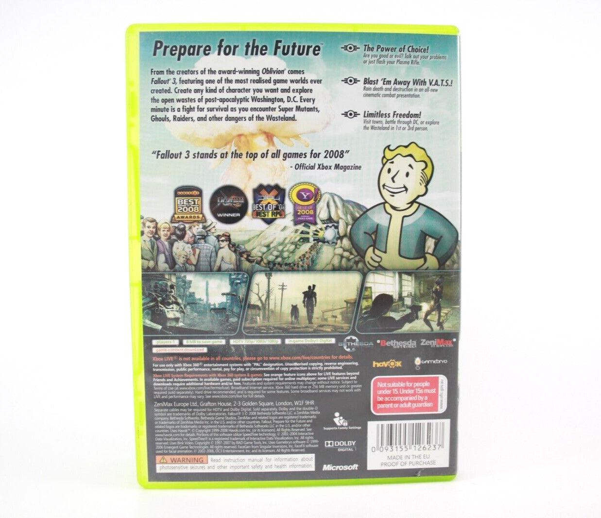 Fallout 3 - Xbox 360 [PAL] - WITH WARRANTY