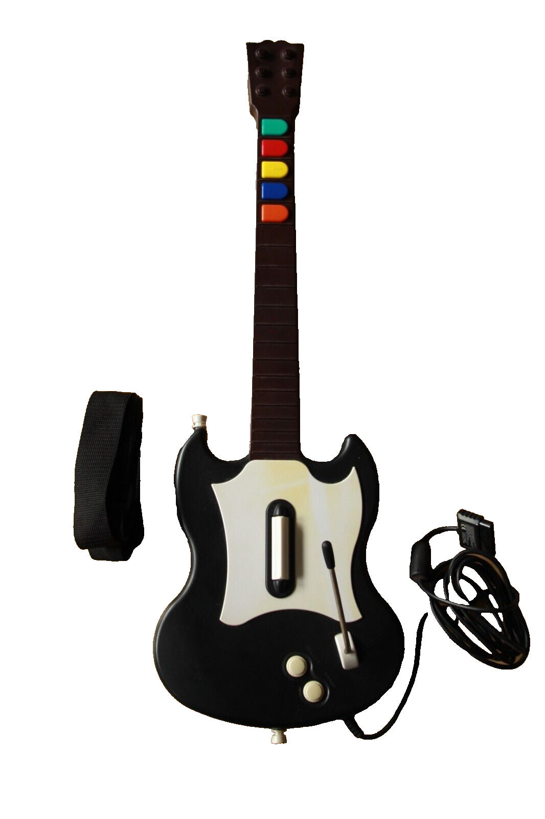 Red Octane Guitar Hero Wired Controller (BLACK) [PSLGH] - PlayStation 2 (PS2)