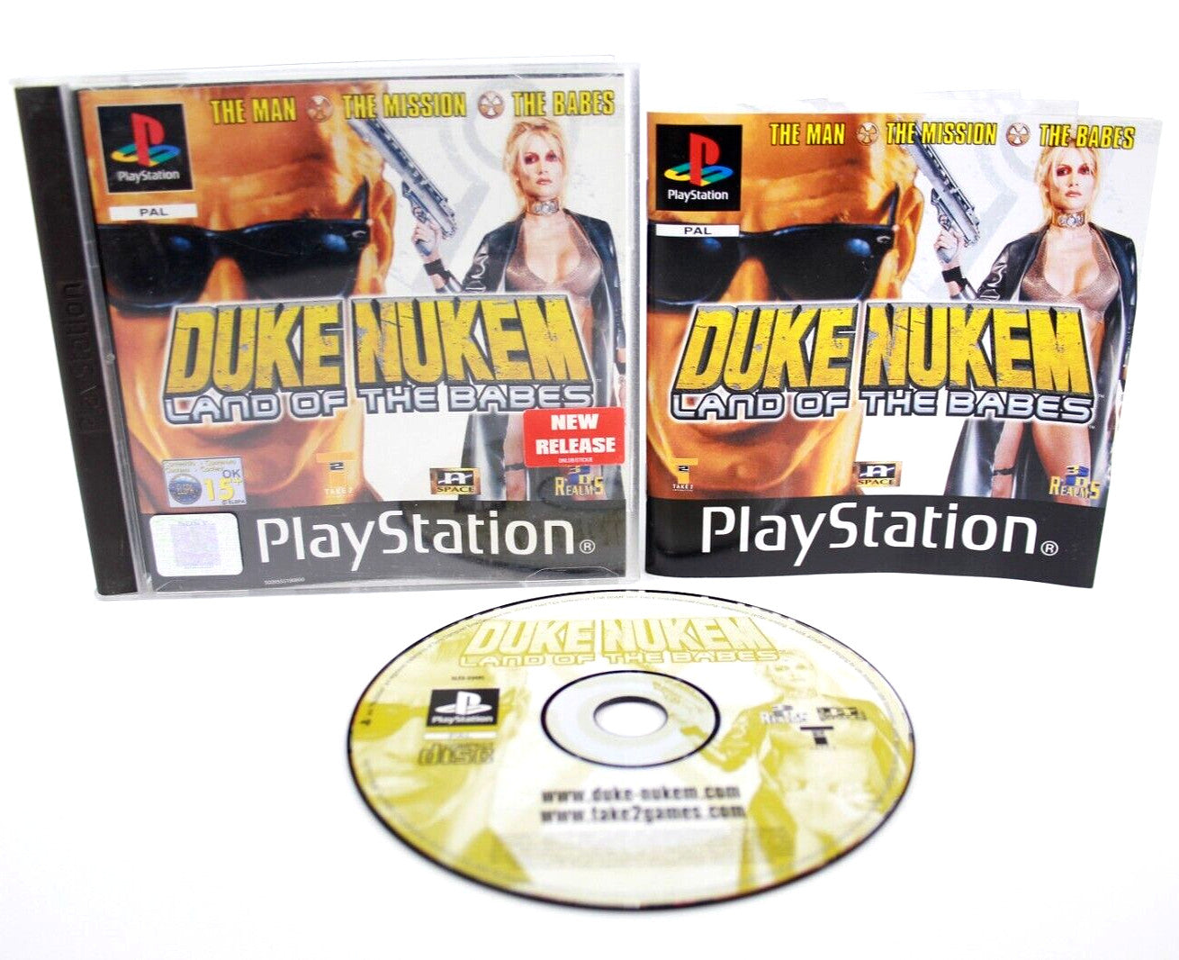 Duke Nukem: Land of the Babes - PlayStation 1 (PS1) [PAL] - WITH WARRANTY