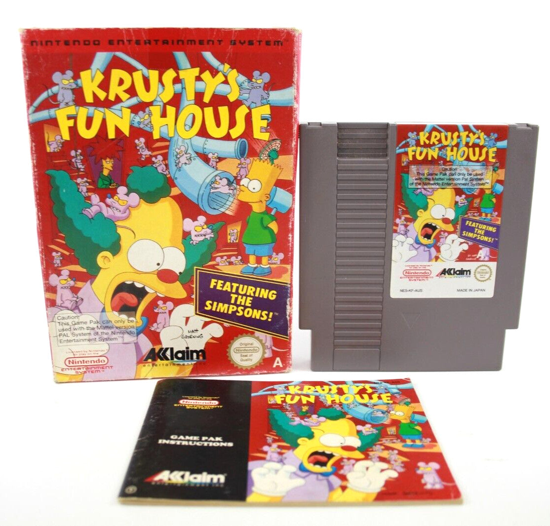 Krusty's Fun House - Nintendo Entertainment System (NES) [PAL] - WITH WARRANTY