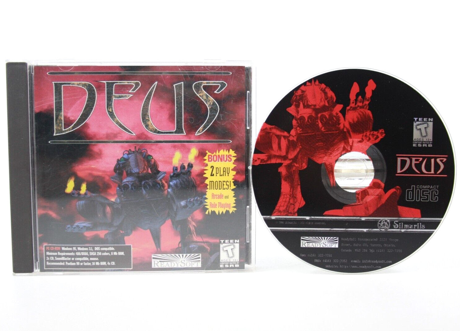 Deus (1996) - PC CD-ROM - WITH WARRANTY