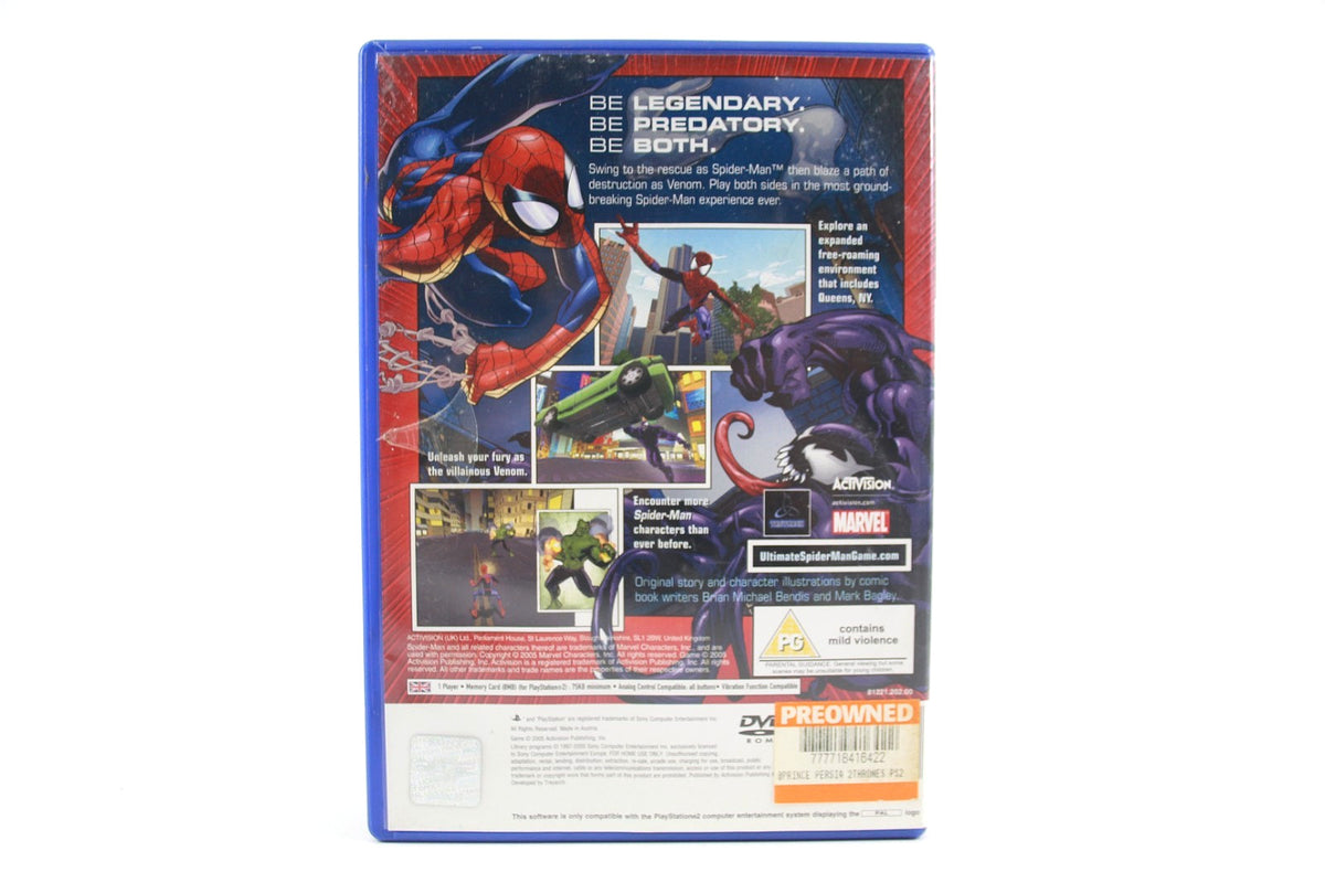 **MINT DISC** Ultimate Spider-Man (PS2) [PAL] - SpiderMan [Black Label]