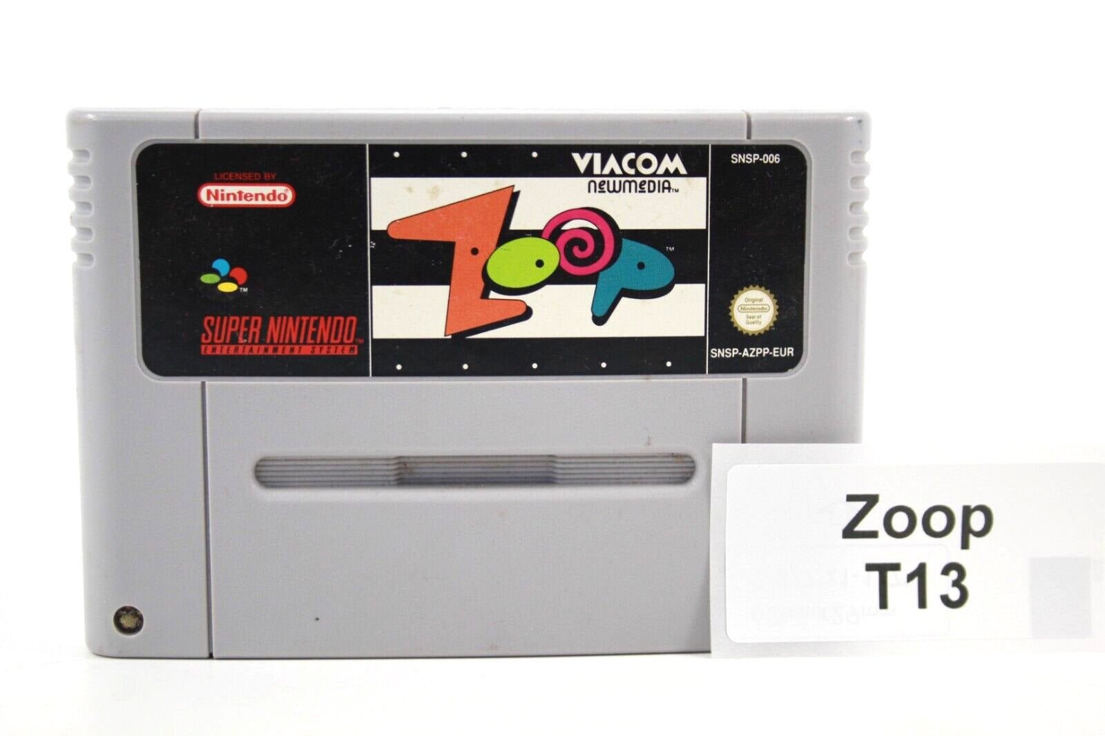 Zoop [CART ONLY] - Super Nintendo (SNES) [PAL] - WITH WARRANTY