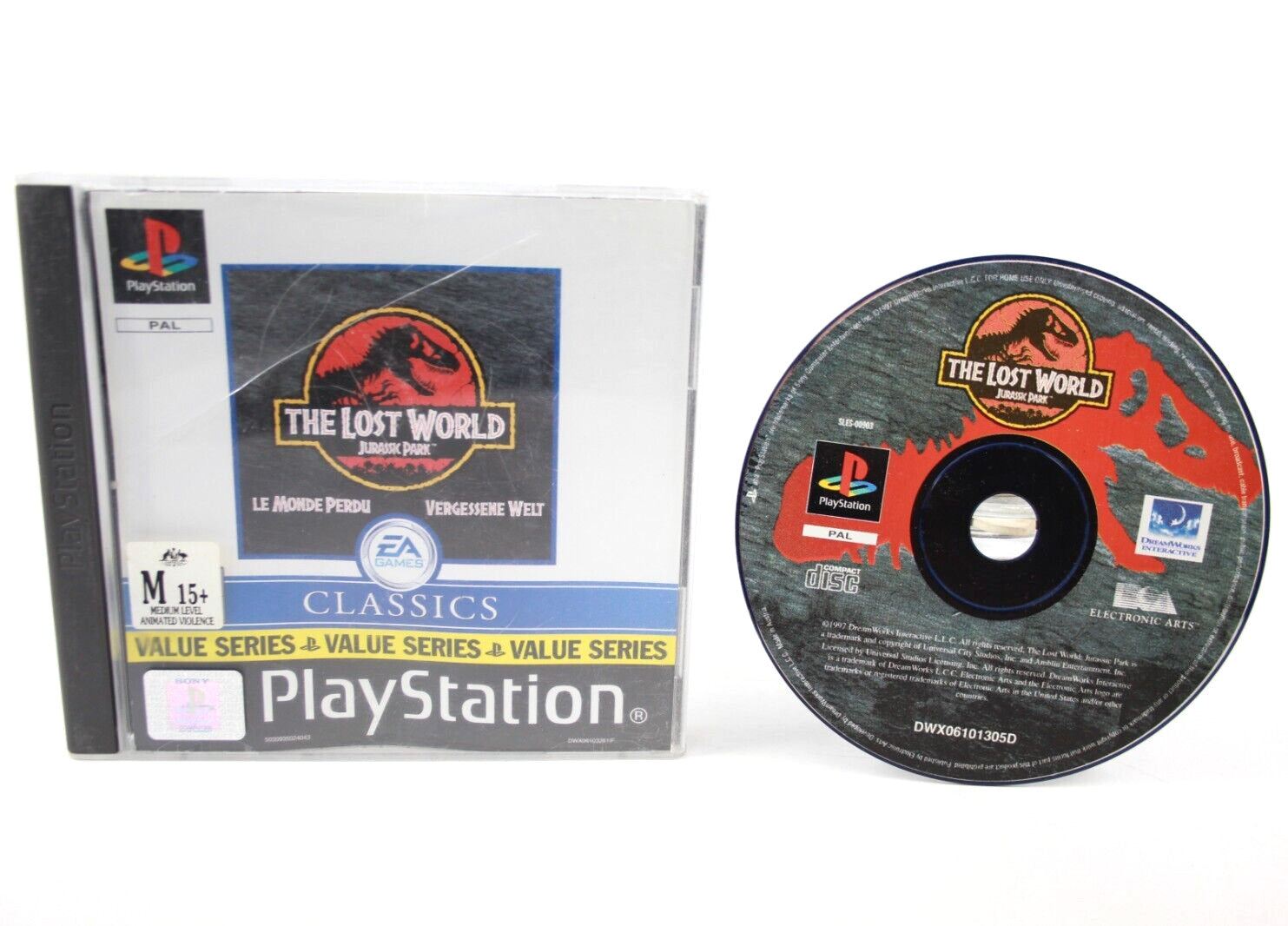 The Lost World: Jurassic Park - PlayStation 1 (PS1) [PAL] - WITH WARRANTY