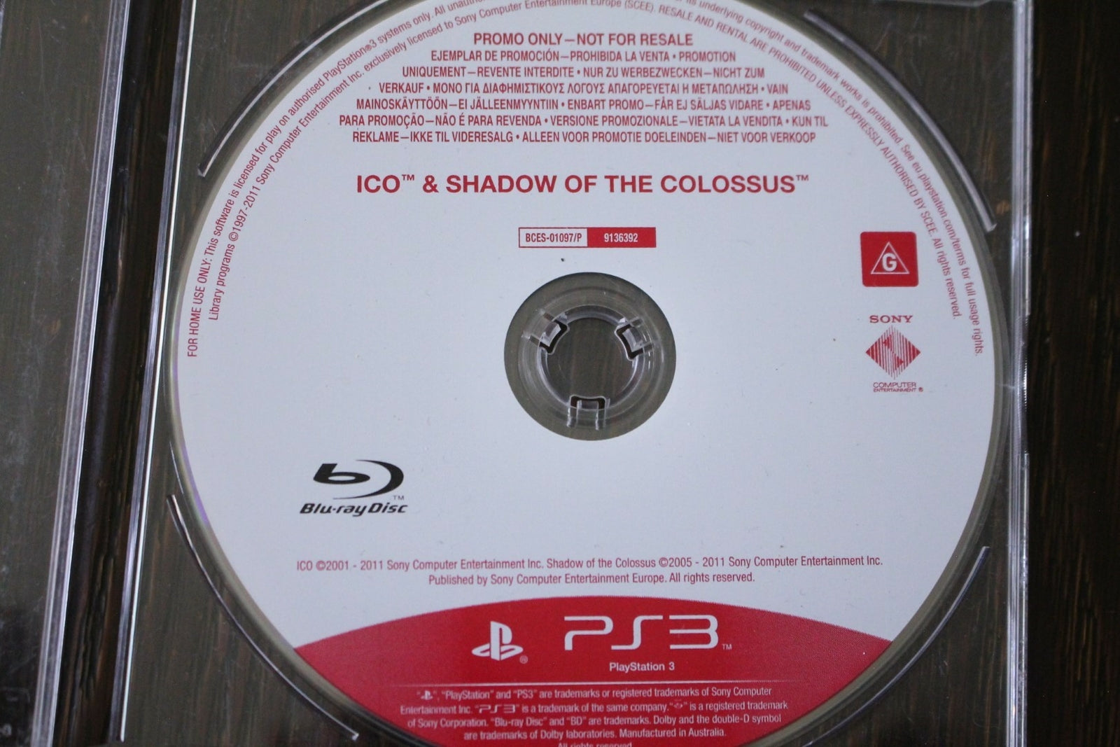 Ico & Shadow of the Colossus (Promo) (PS3) [PAL] - WITH WARRANTY