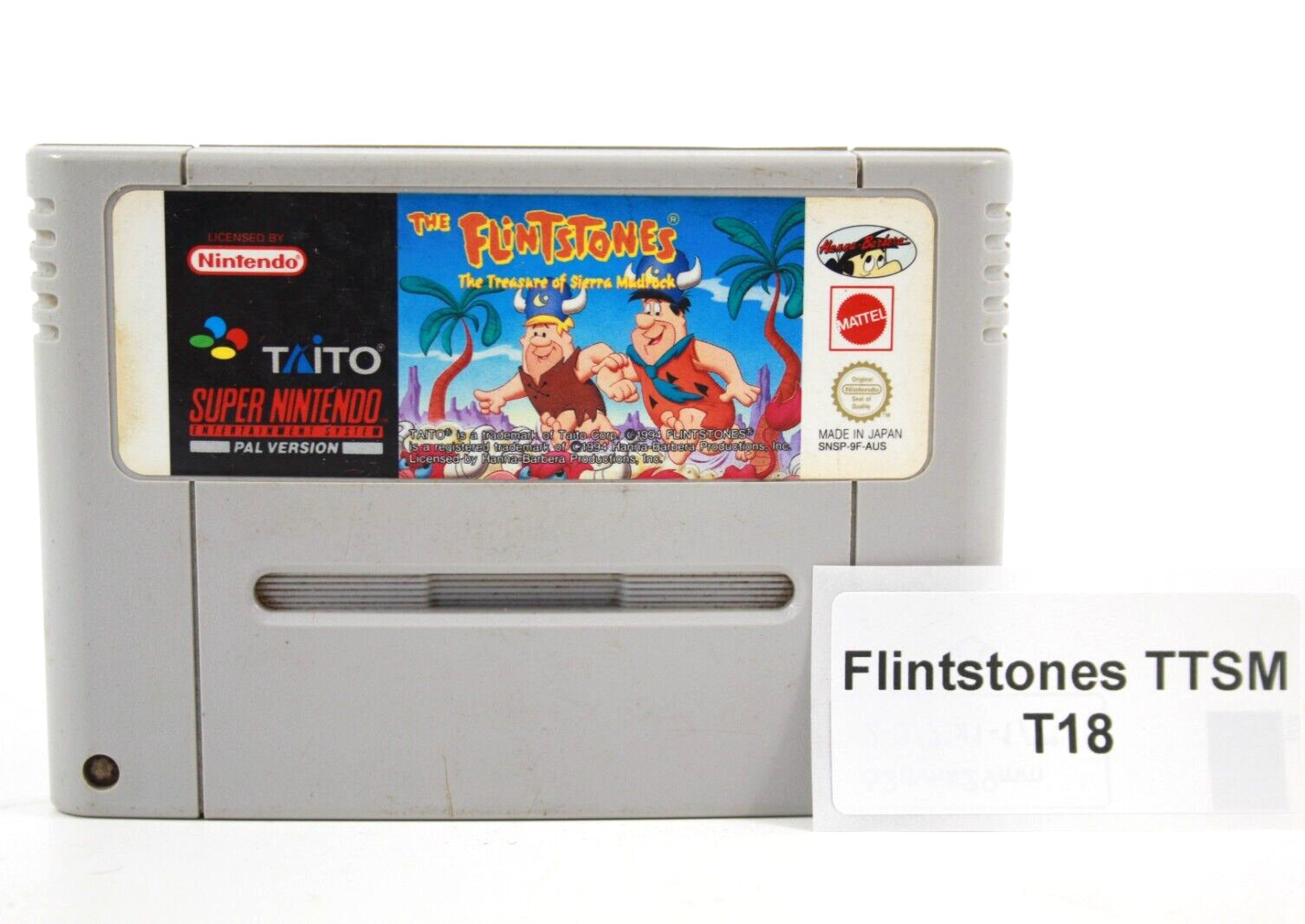 The Flintstones: The Treasure of Sierra Madrock (SNES) [PAL] - WITH WARRANTY