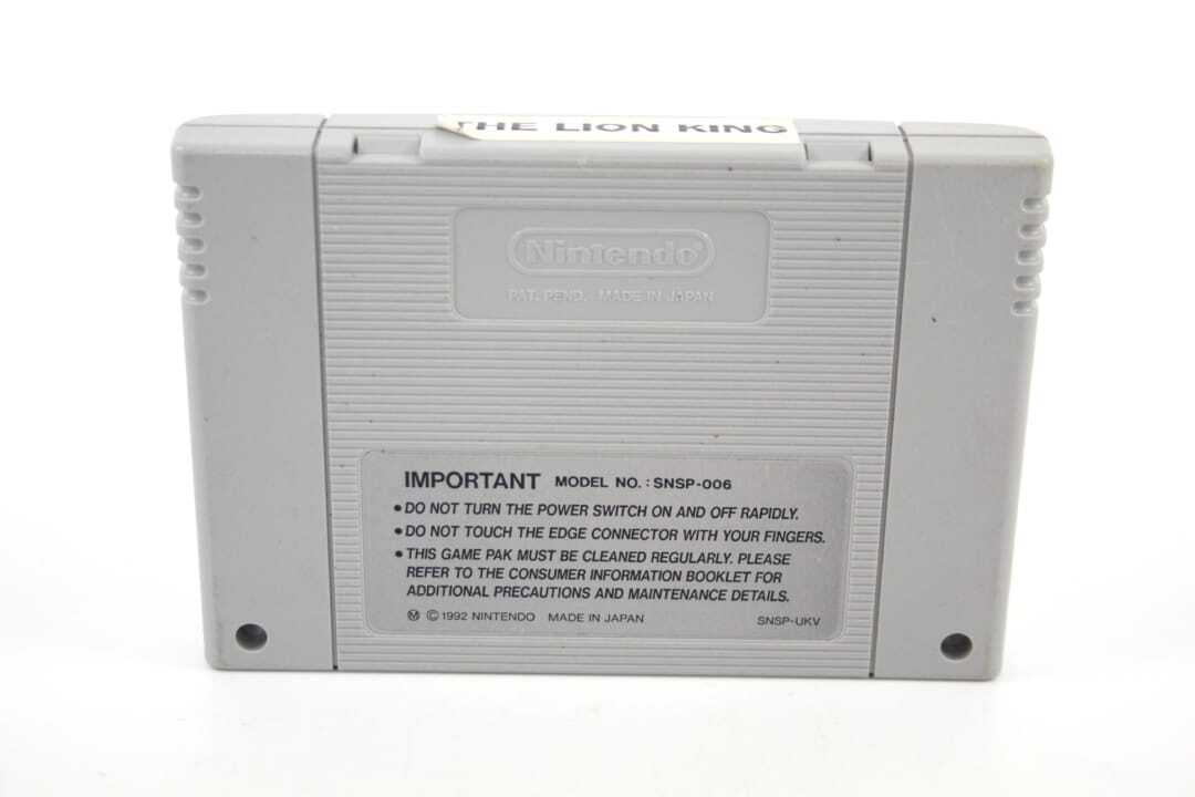 Disney's Lion King (SNES) [PAL] - WITH WARRANTY - Disneys