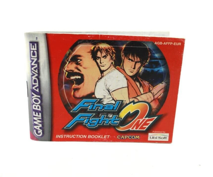 Final Fight One - Nintendo Game Boy Advance (GBA) ***Manual Only***