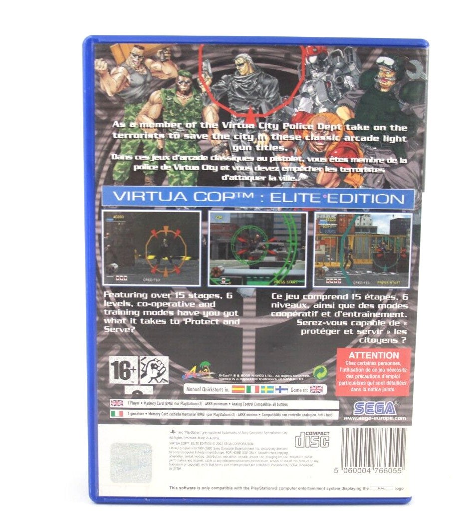 Virtua Cop: Elite Edition - PlayStation 2 (PS2) [PAL] - WITH WARRANTY