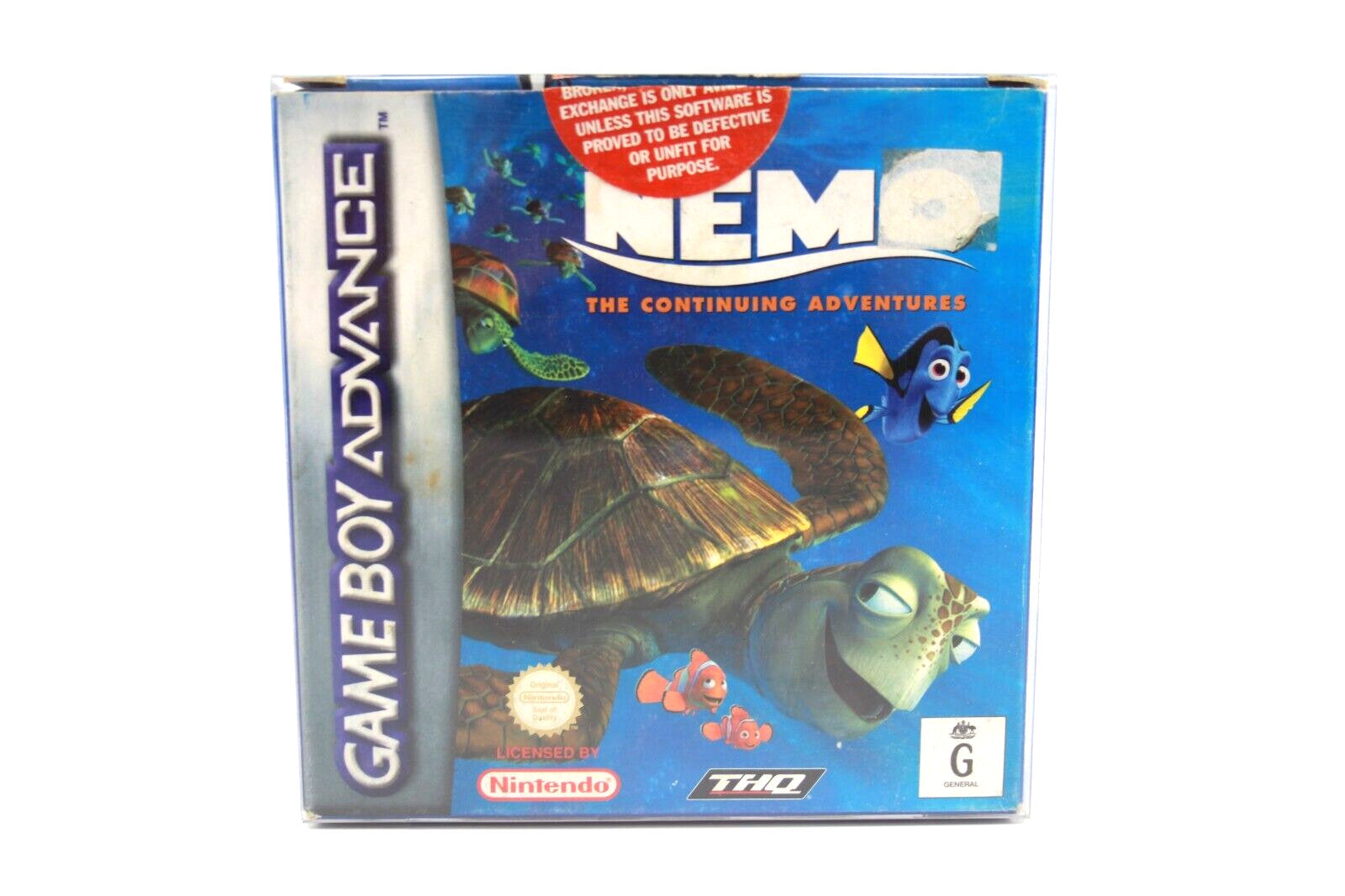 Finding Nemo: The Continuing Adventures - Nintendo Game Boy Advance (GBA)