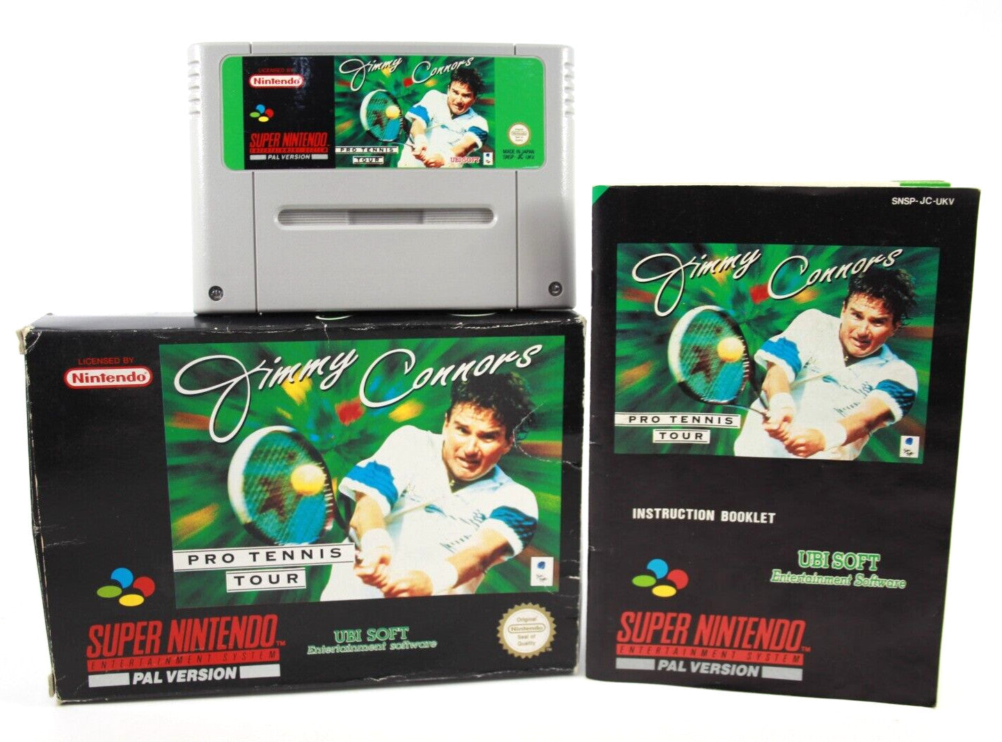 Jimmy Connors Pro Tennis Tour - Super Nintendo (SNES) [PAL] - WITH WARRANTY