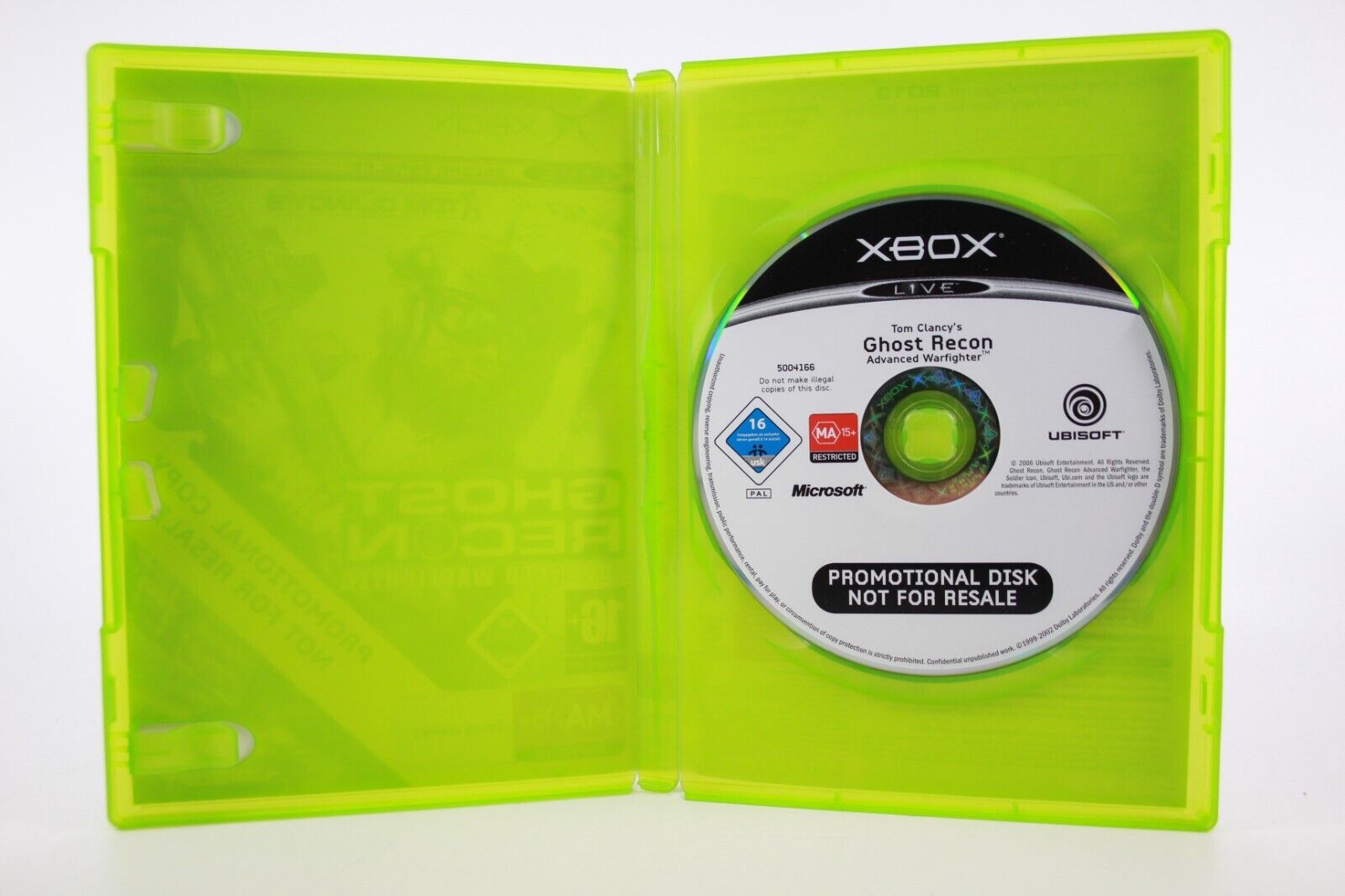 Tom Clancy's Ghost Recon Advanced Warfighter - PROMO COPY (Xbox) [PAL] - WIT