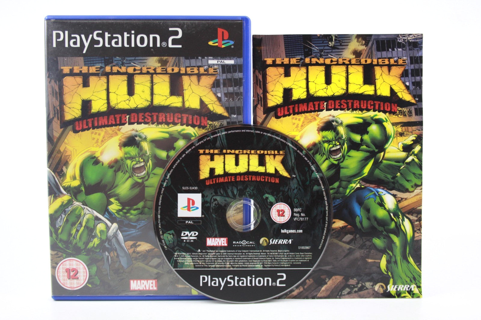 The Incredible Hulk: Ultimate Destruction - PlayStation 2 (PS2) [PAL] - WARRANTY