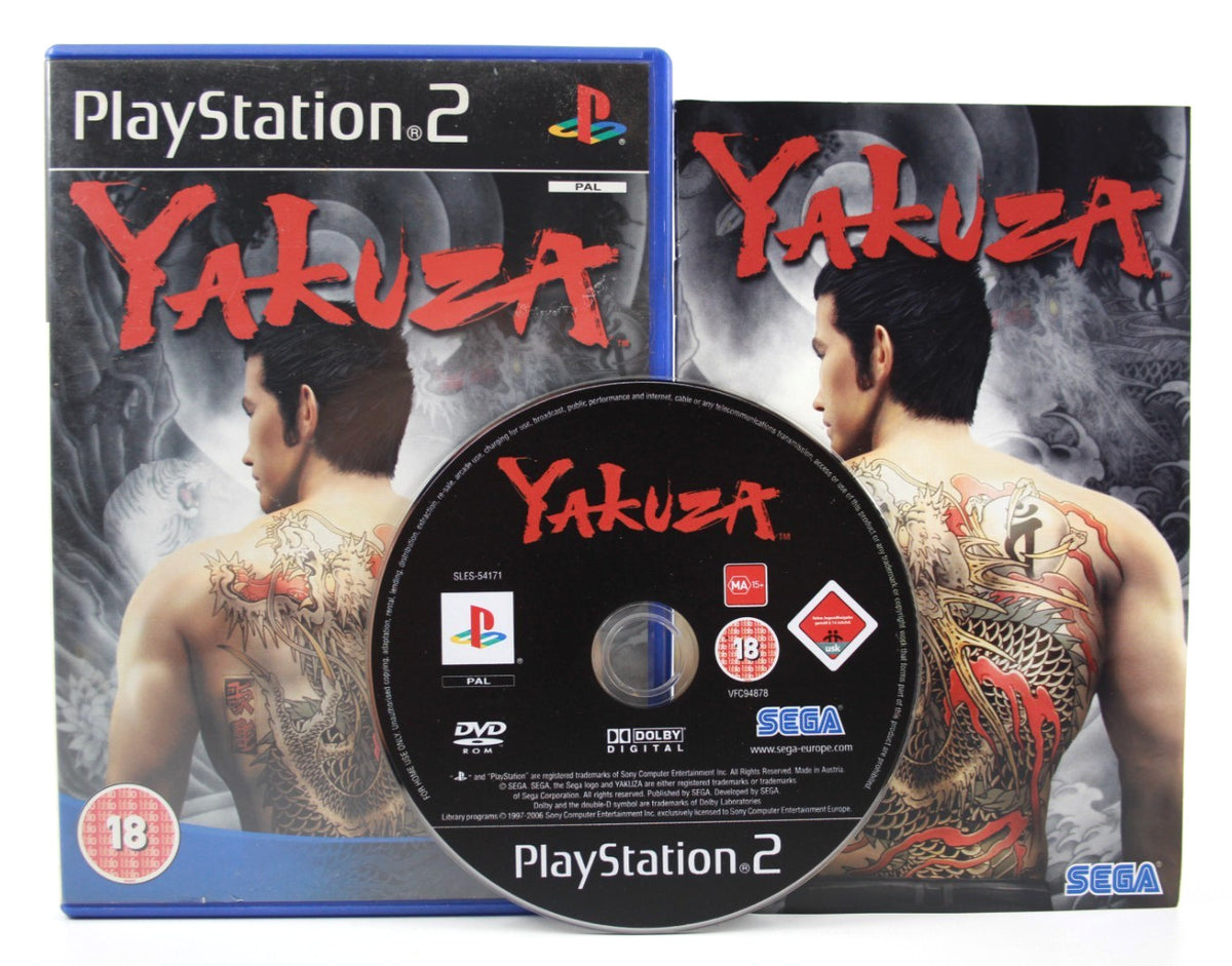 **MINT DISC** Yakuza (PS2) [PAL] - WITH WARRANTY [Black Label]