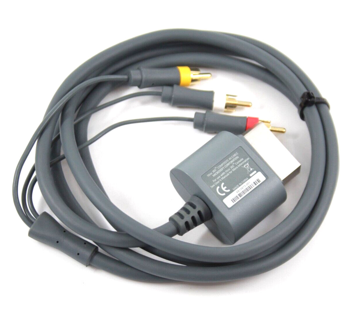 Genuine, Official Xbox 360 AV Composite Cable