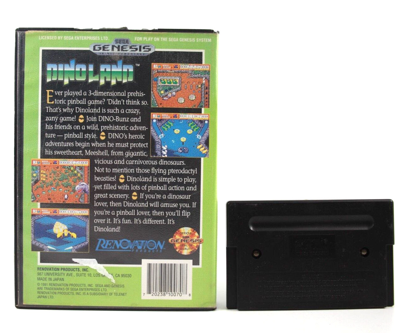 Dino Land - SEGA Genesis [NTSC-U] - WITH WARRANTY