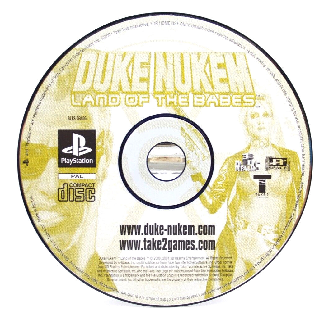 Duke Nukem: Land of the Babes - PlayStation 1 (PS1) [PAL] - WITH WARRANTY