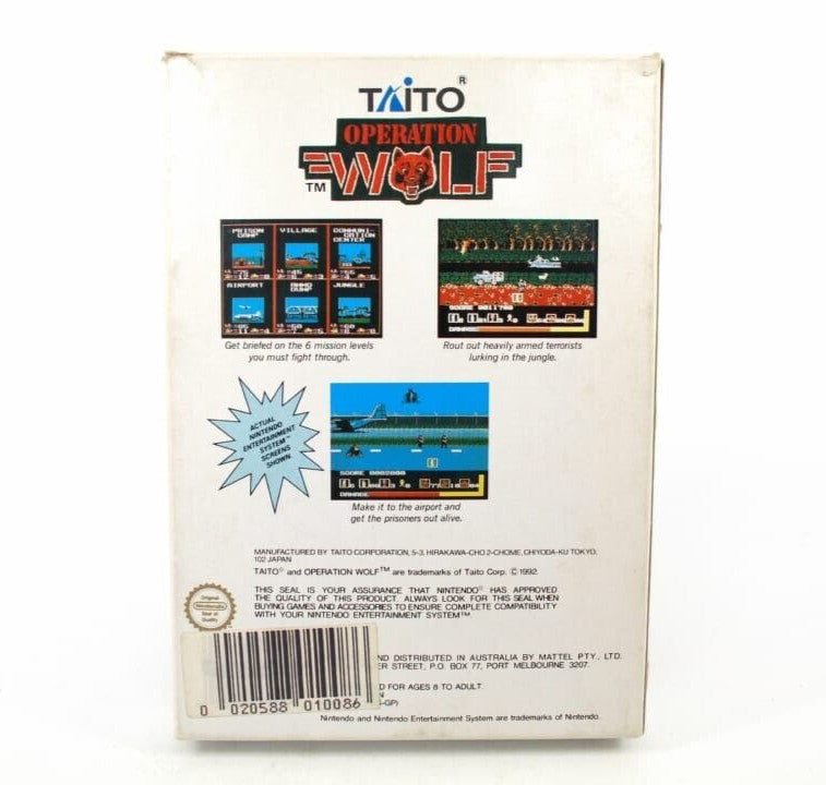 Operation Wolf - Nintendo Entertainment System (NES) [PAL] WITH WARRANTY