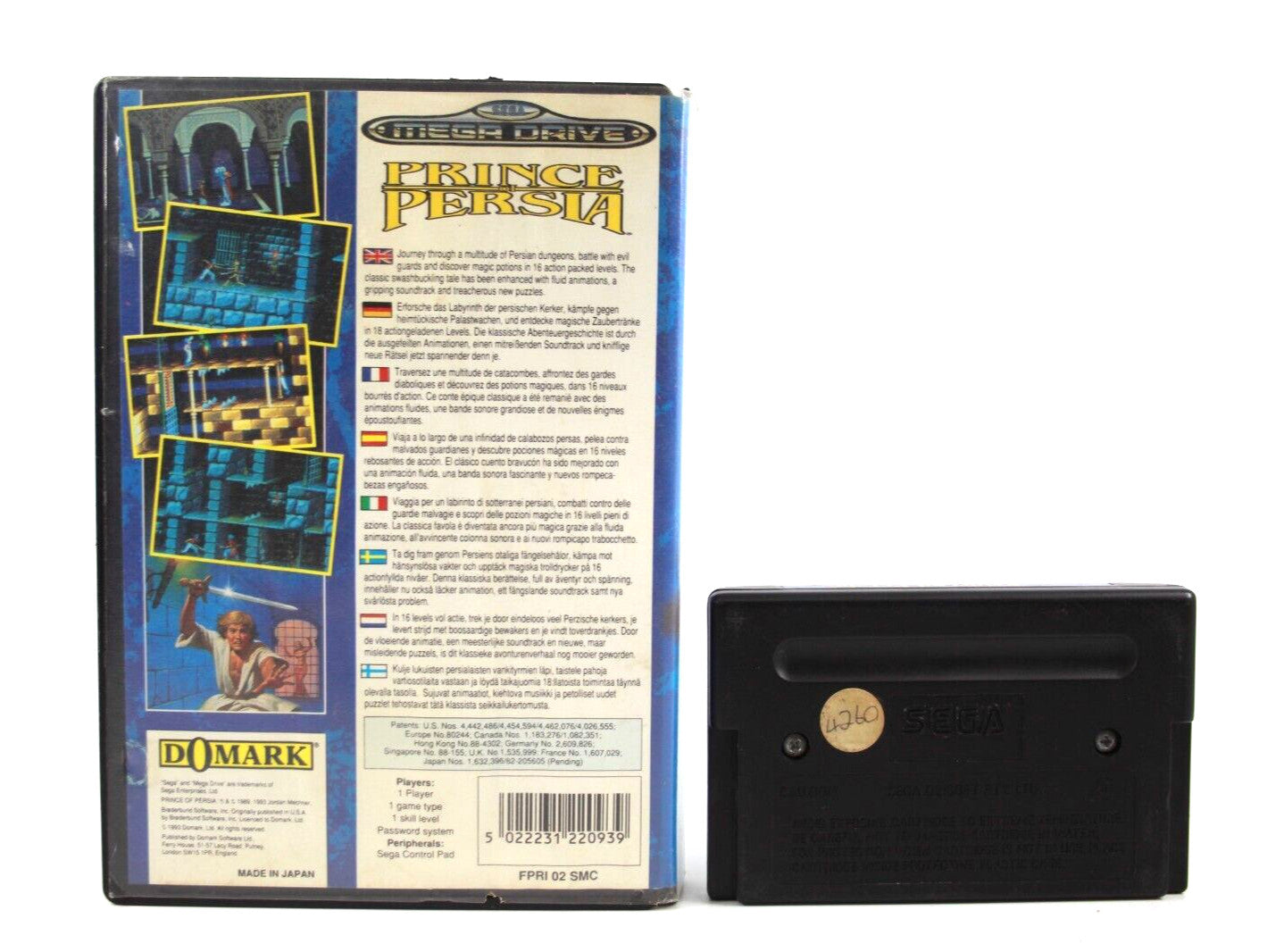 Prince of Persia - SEGA Mega Drive [PAL] - WITH WARRANTY