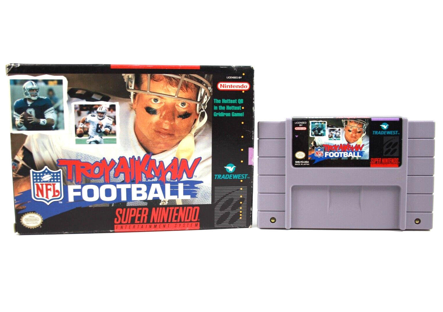NFL Troy Aikman Football - Super Nintendo (SNES) [NTSC] - WITH WARRANTY