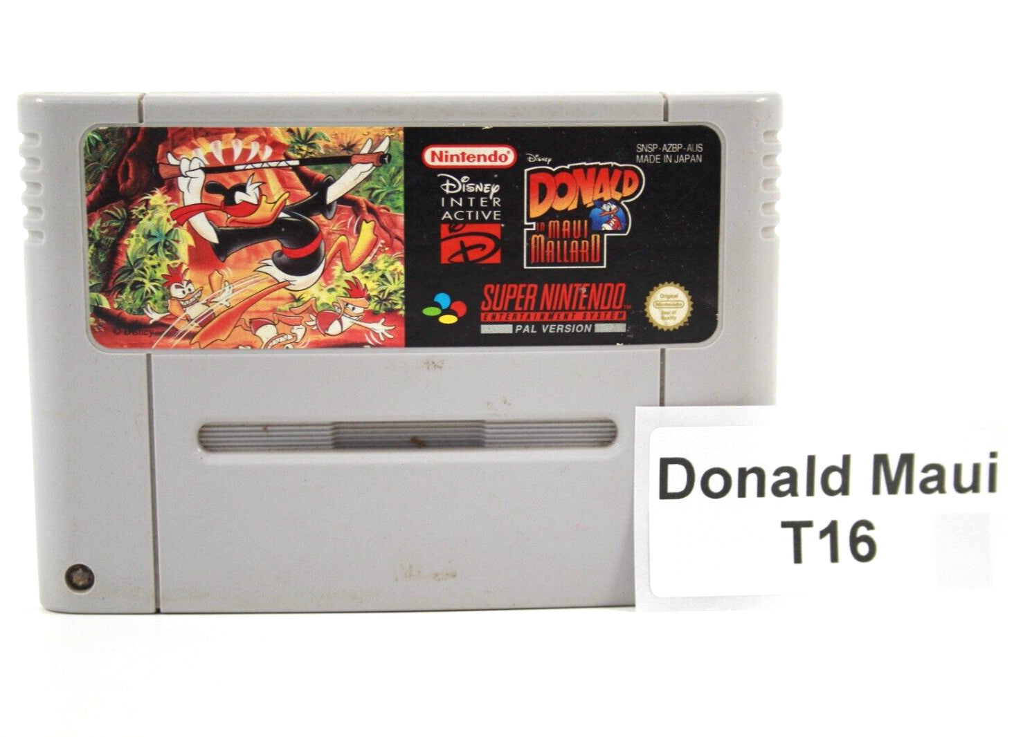 Donald in Maui Mallard [CART ONLY] - Super Nintendo (SNES) [PAL] - WITH WARRANTY