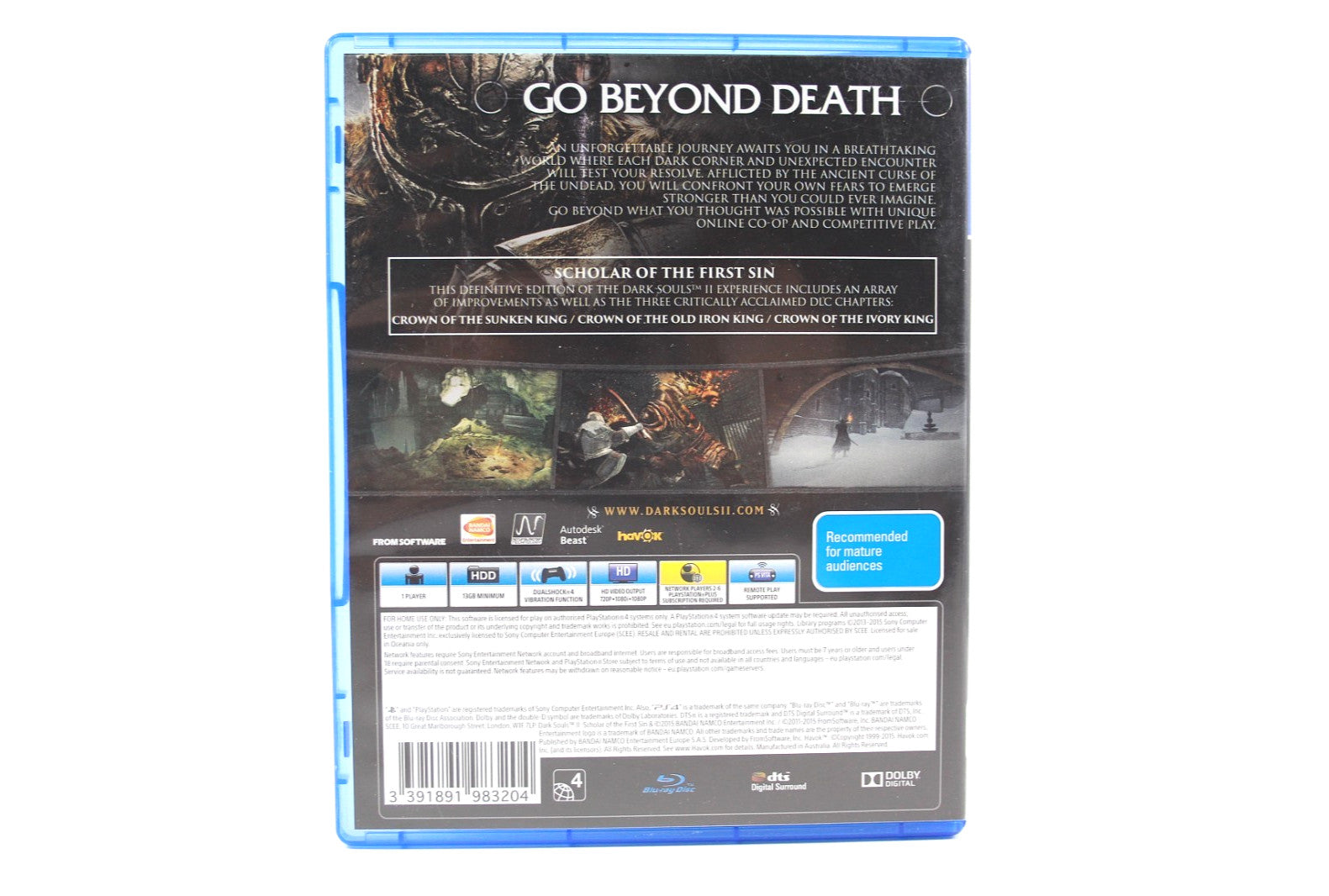 Dark Souls II Scholar of The First Sin - PlayStation 4 (PS4) [PAL] - WARRANTY