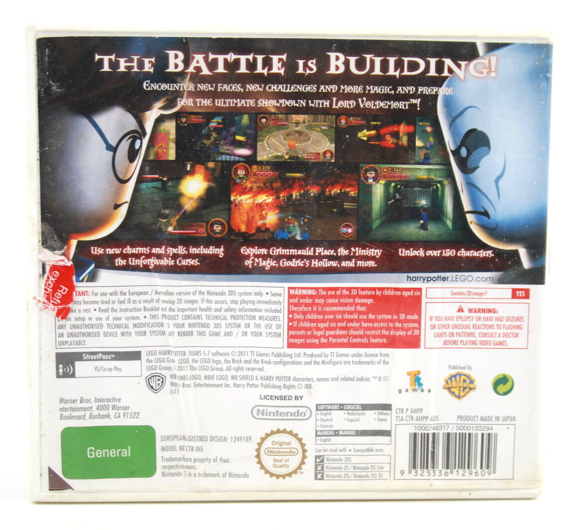 LEGO Harry Potter - Years 5-7 (3DS) [PAL] - WITH WARRANTY -  57