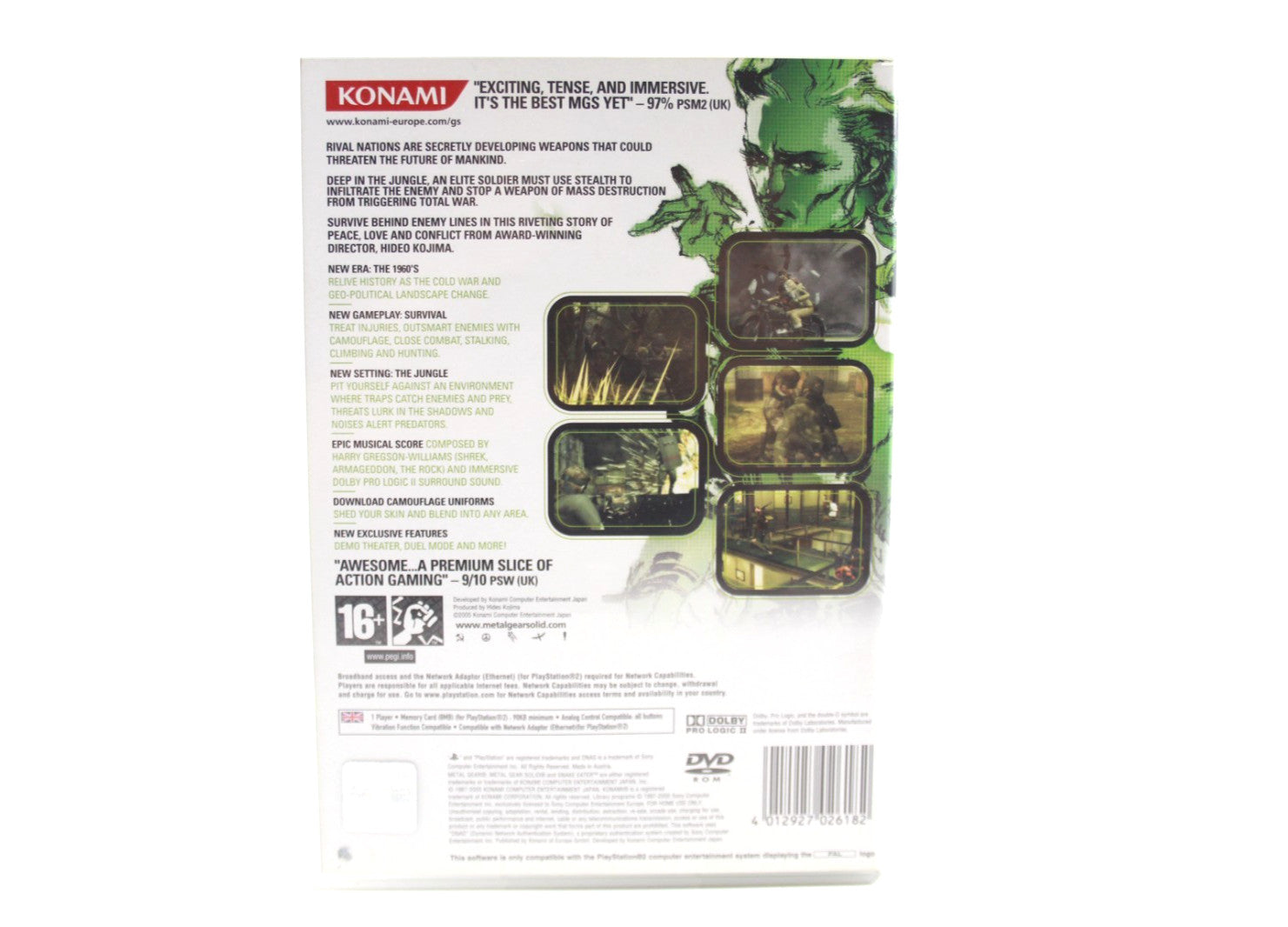 Metal Gear Solid 3: Snake Eater - PlayStation 2 (PS2) [PAL] - WITH WARRANTY *COS