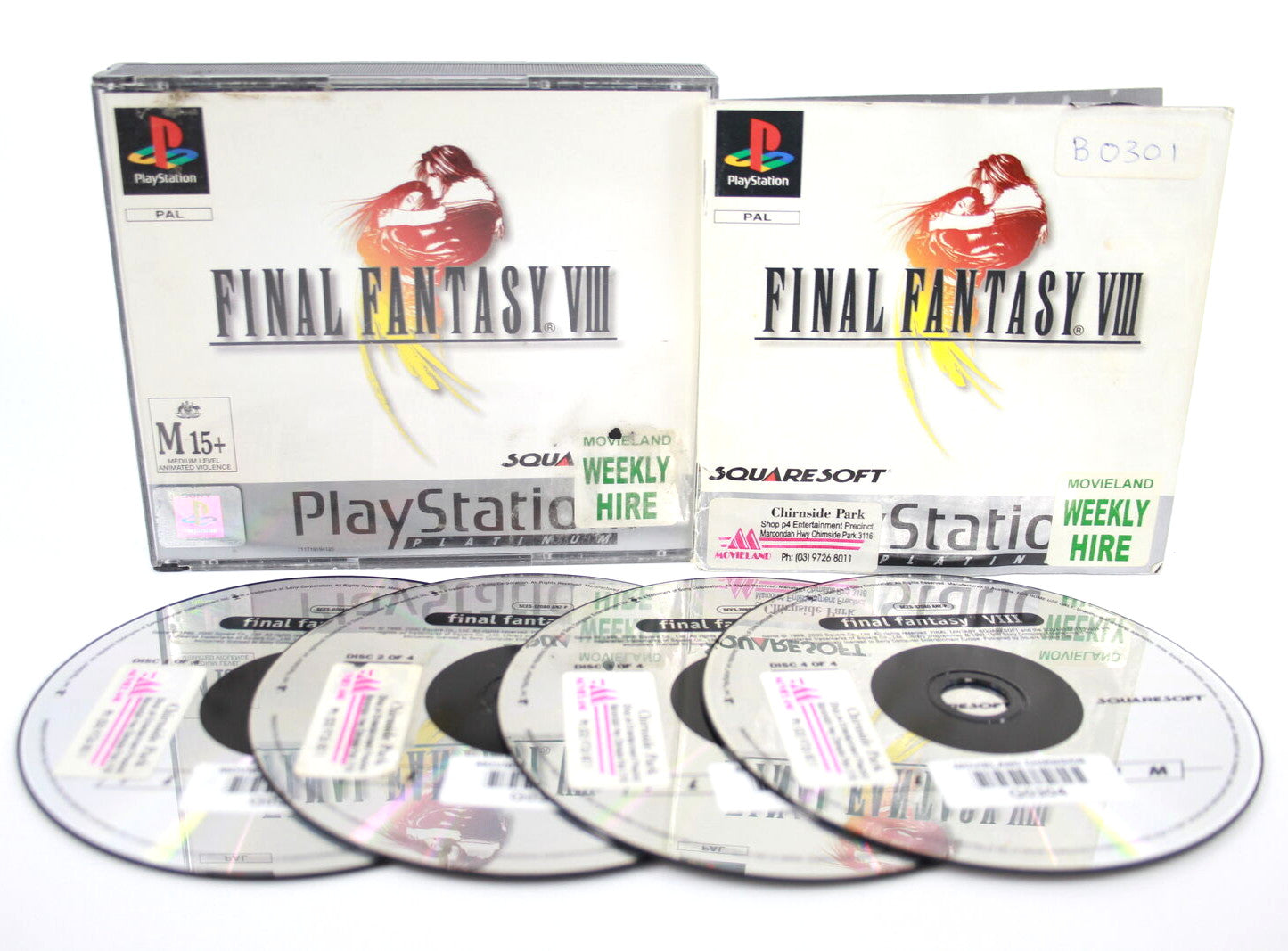 Final Fantasy VIII - Platinum (PS1) [PAL] - WITH WARRANTY