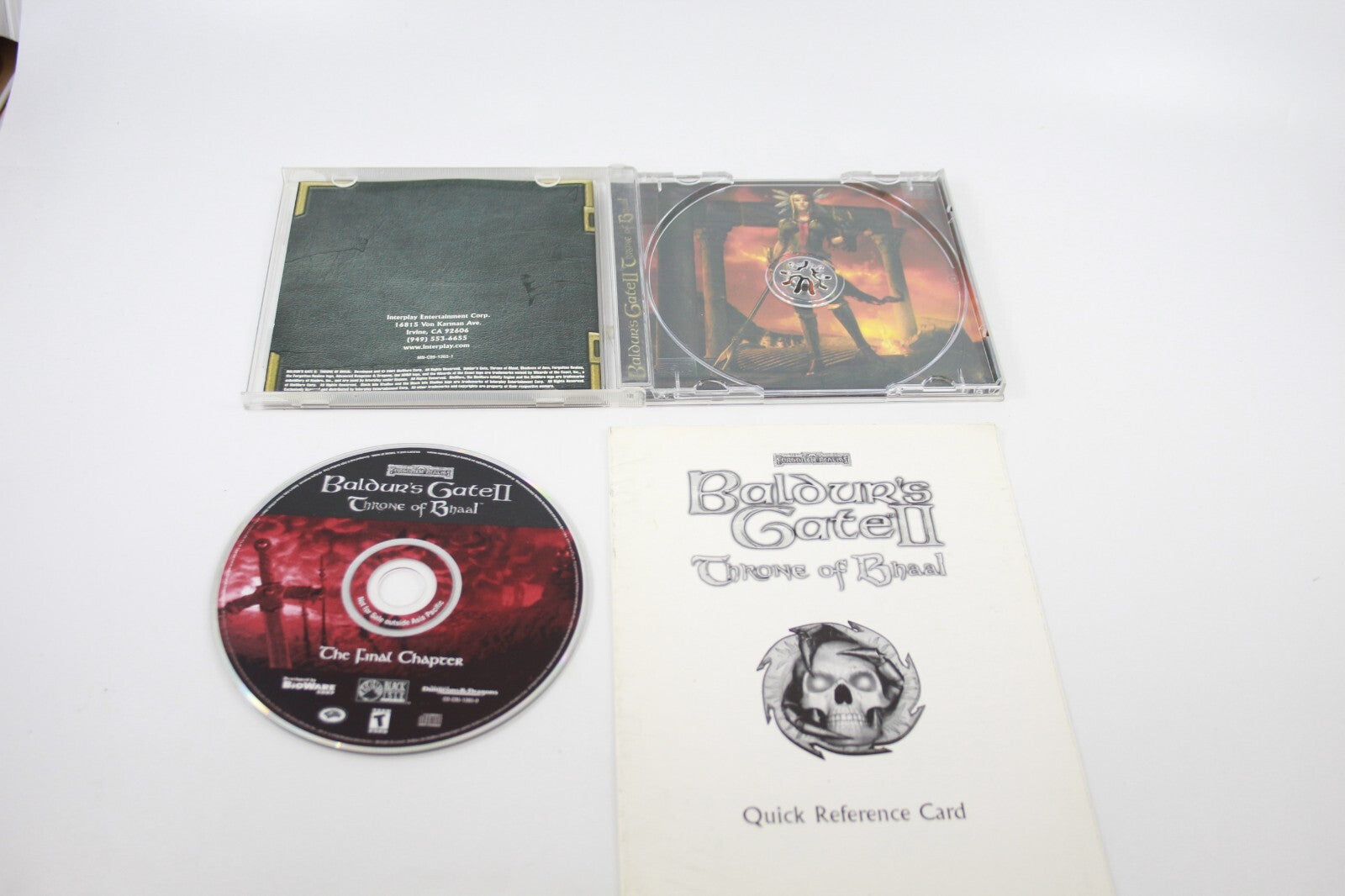 Baldur's Gate II: Throne of Bhaal PC Includes Reference Card