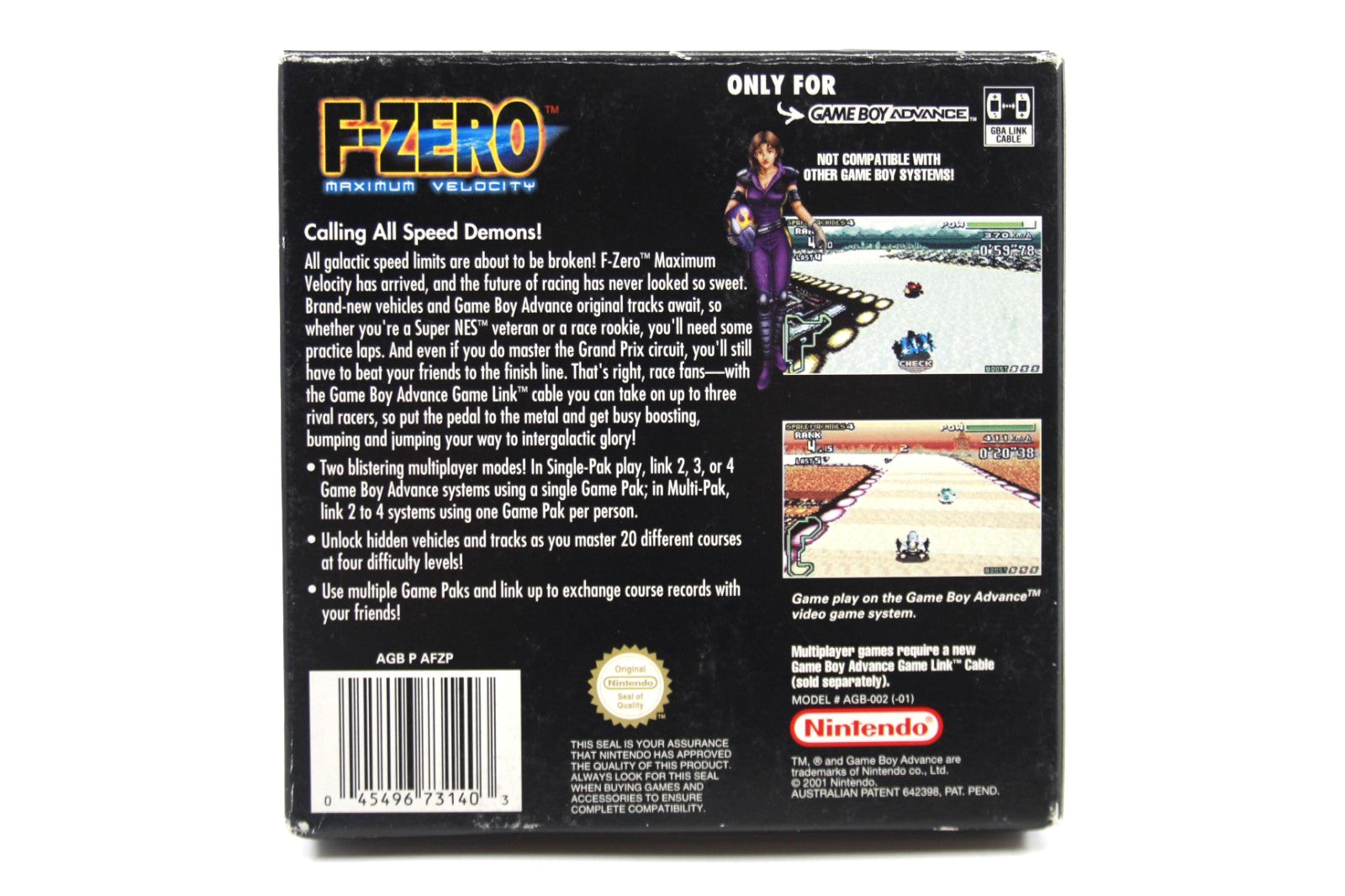 F-Zero: Maximum Velocity - Nintendo Game Boy Advance (GBA) [PAL] - WITH WARRANTY