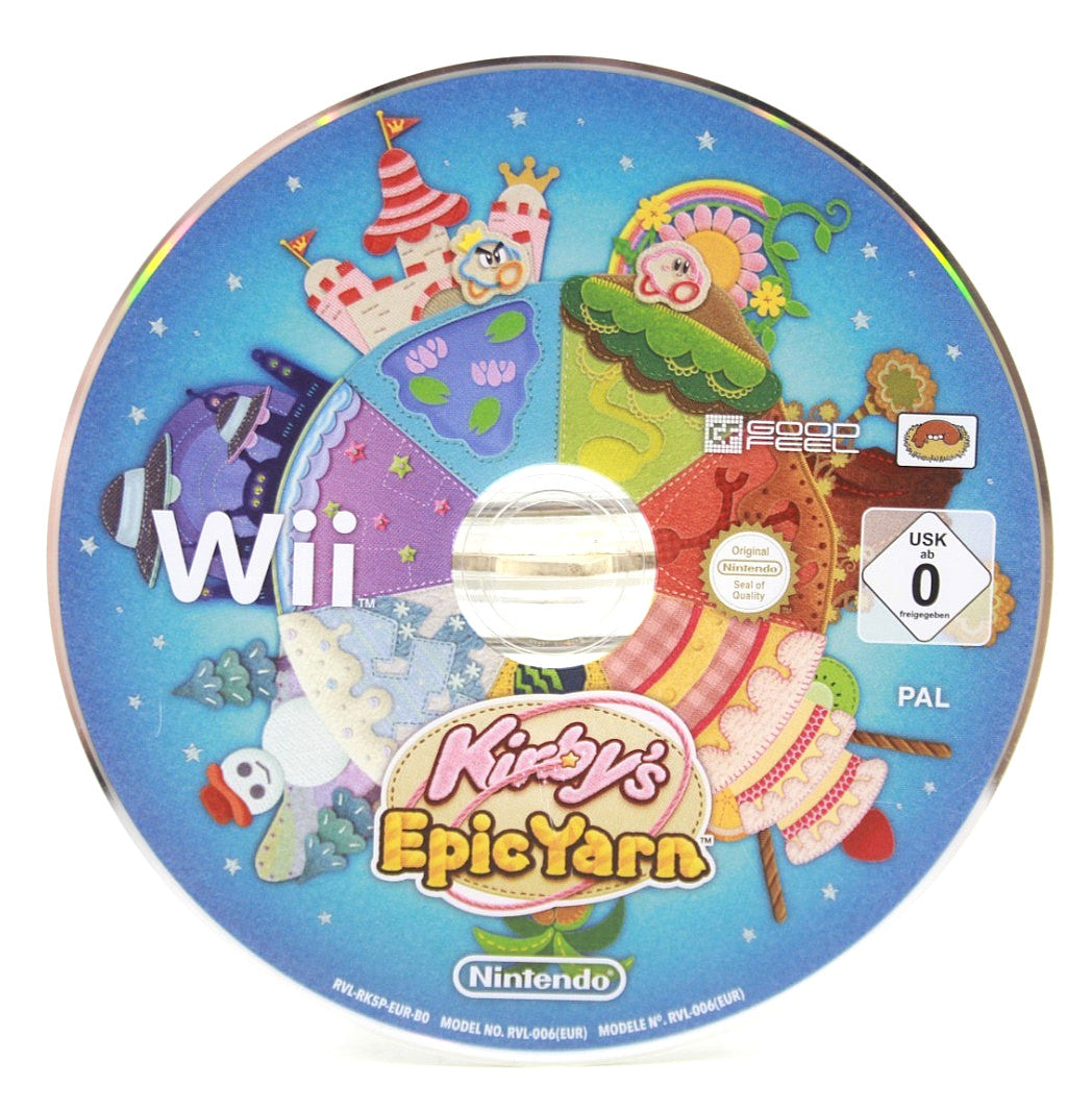 Kirby’s Epic Yarn [DISC ONLY] - Nintendo Wii [PAL] - WITH WARRANTY