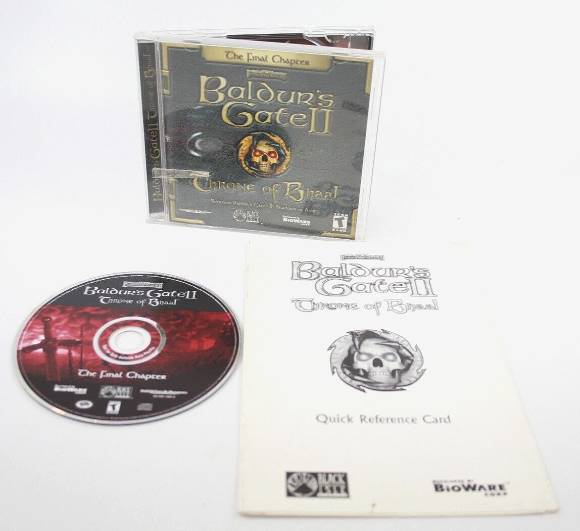 Baldur's Gate II: Throne of Bhaal PC Includes Reference Card