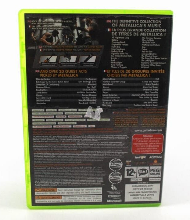 Guitar Hero: Metallica Promotional Copy - Xbox 360 [PAL] - WITH WARRANTY