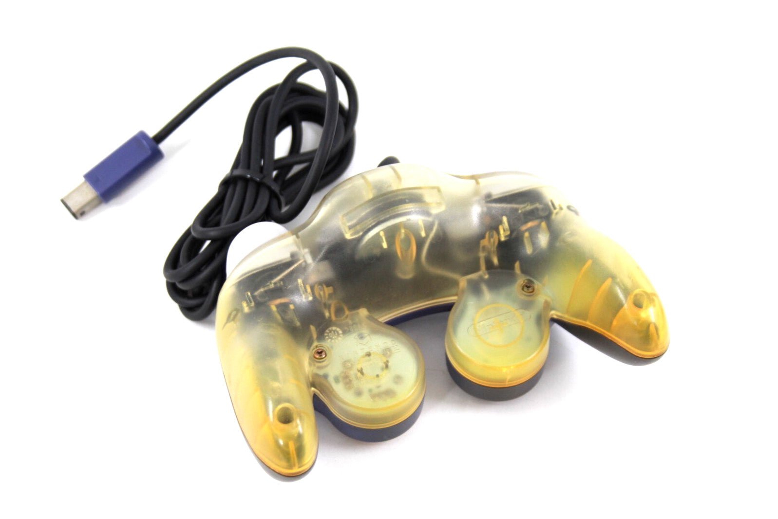 Genuine, Official Nintendo GameCube Controller Indigo/Clear [DOL-003] COSMETIC