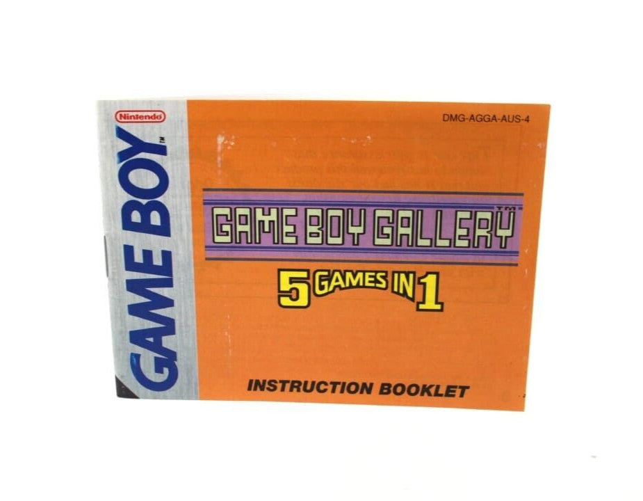 Gameboy Gallery 5 Games in 1 - (Nintendo Game Boy)  ***Manual Only***