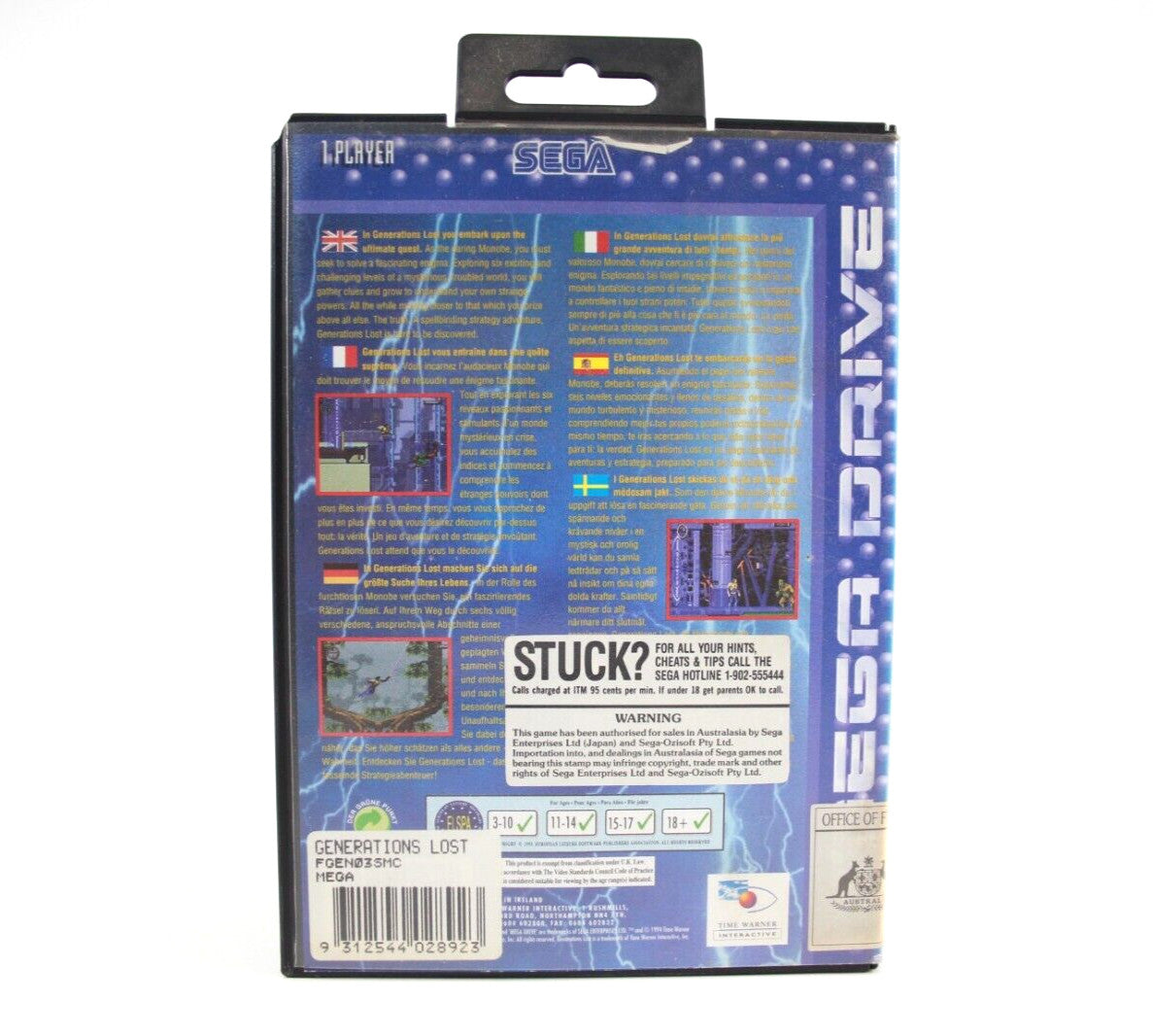 Generations Lost - SEGA Mega Drive [PAL] - WITH WARRANTY